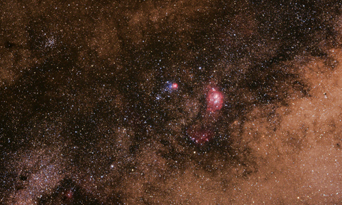 Pie Grande y Nebulosa Trifida